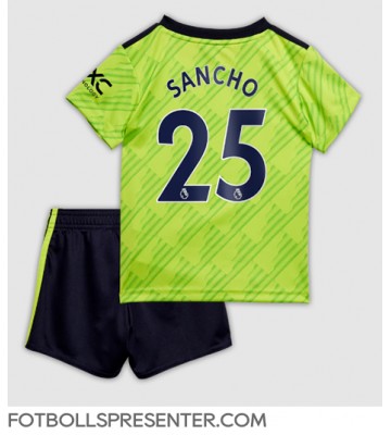 Manchester United Jadon Sancho #25 Tredje tröja Barn 2022-23 Kortärmad (+ korta byxor)